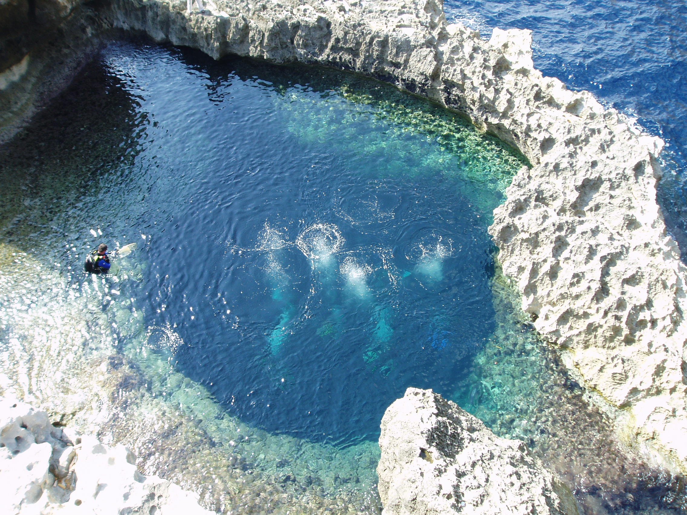 Dive the Blue Hole in Gozo — Blue Waters Dive Cove